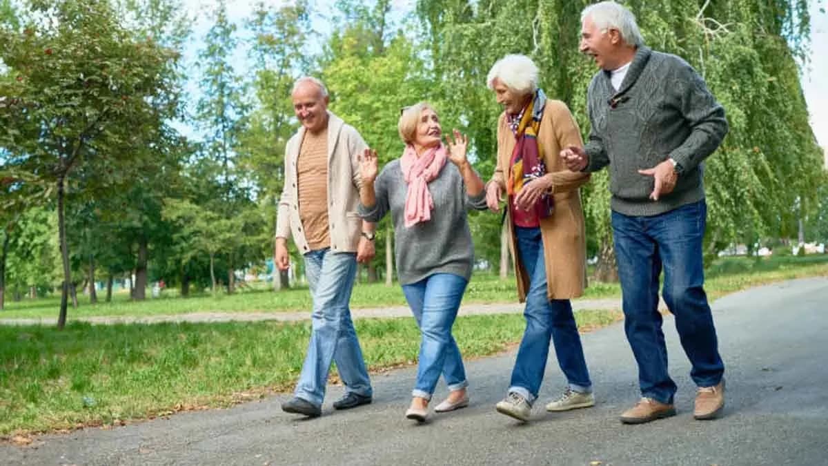 Try all these walking tricks for aged people for stay fit and healthy lif