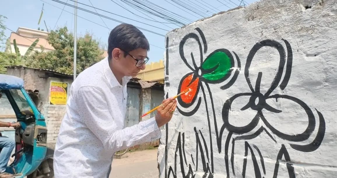 kanchan mallick campaign for kalyan banerjee
