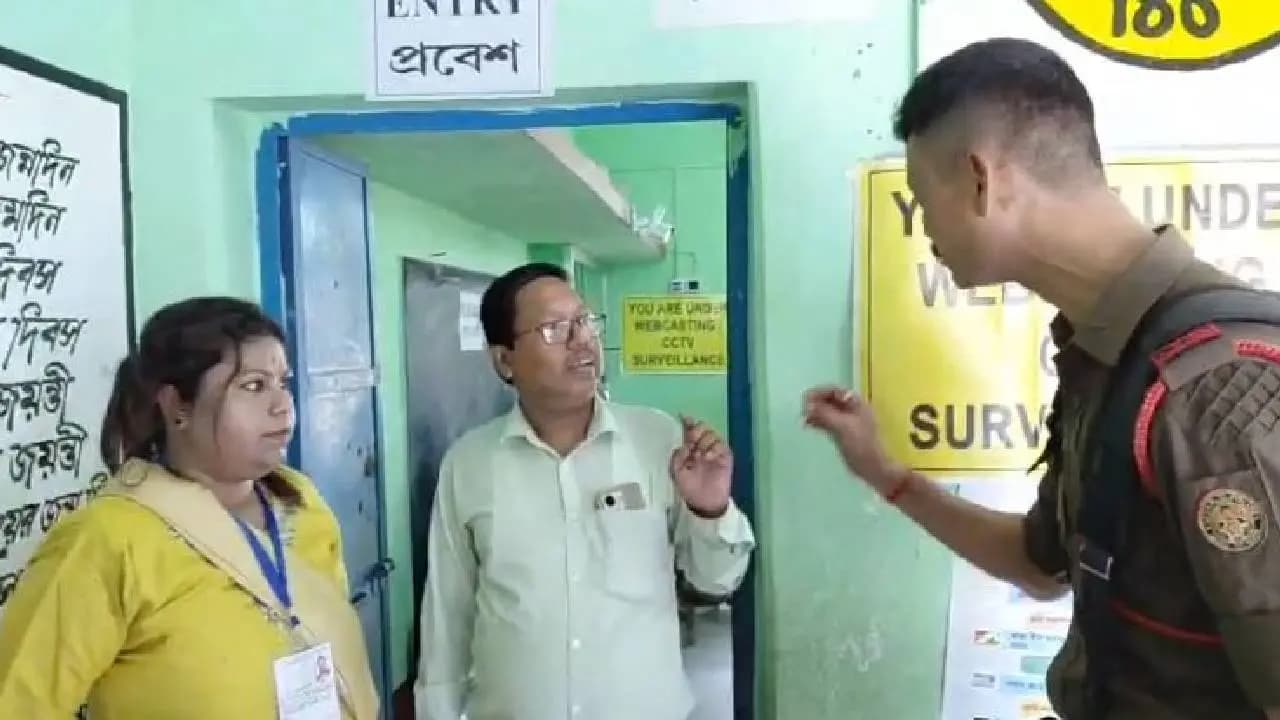 Alleged TMC Worker Posing as BJP Agent Removed from Booth in Bharatpur