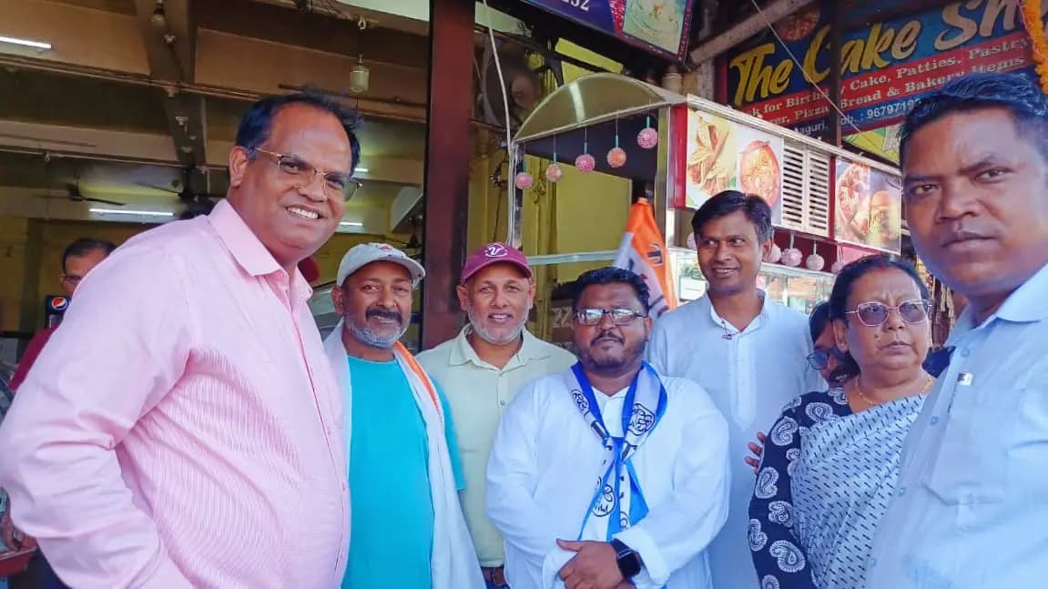 john barla talk with tmc candidate in binnaguri gnr