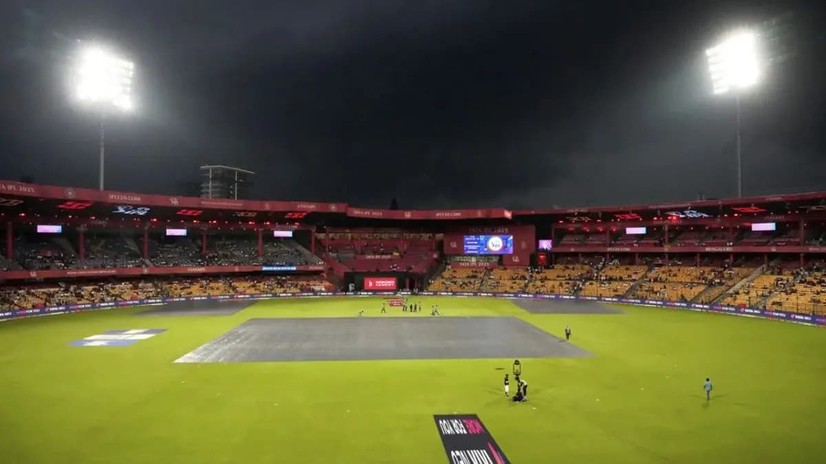 IPL 2025: KKR vs RCB match abandoned due to rain spt 