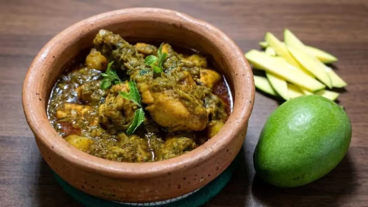 Trending Aam pora chicken recipe know how to cook it in easy steps