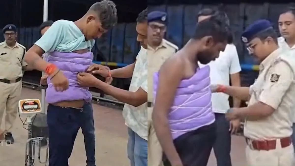 Railway protection force catches Bizarre style illegal substances