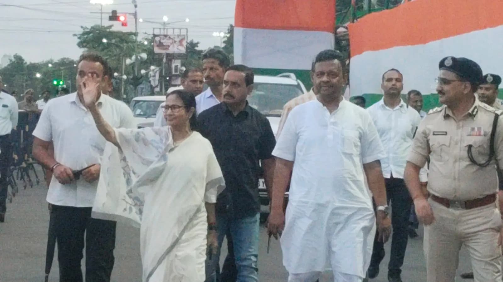 Mamata Banerjee watched preparations of 21 july shahid diwas