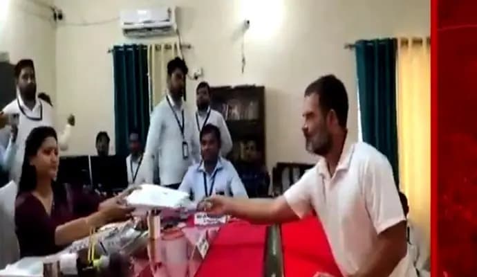 Rahul Gandhi Files Nomination From Raebareli