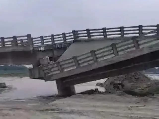 Bridge In Bihar Collapses Before Inauguration