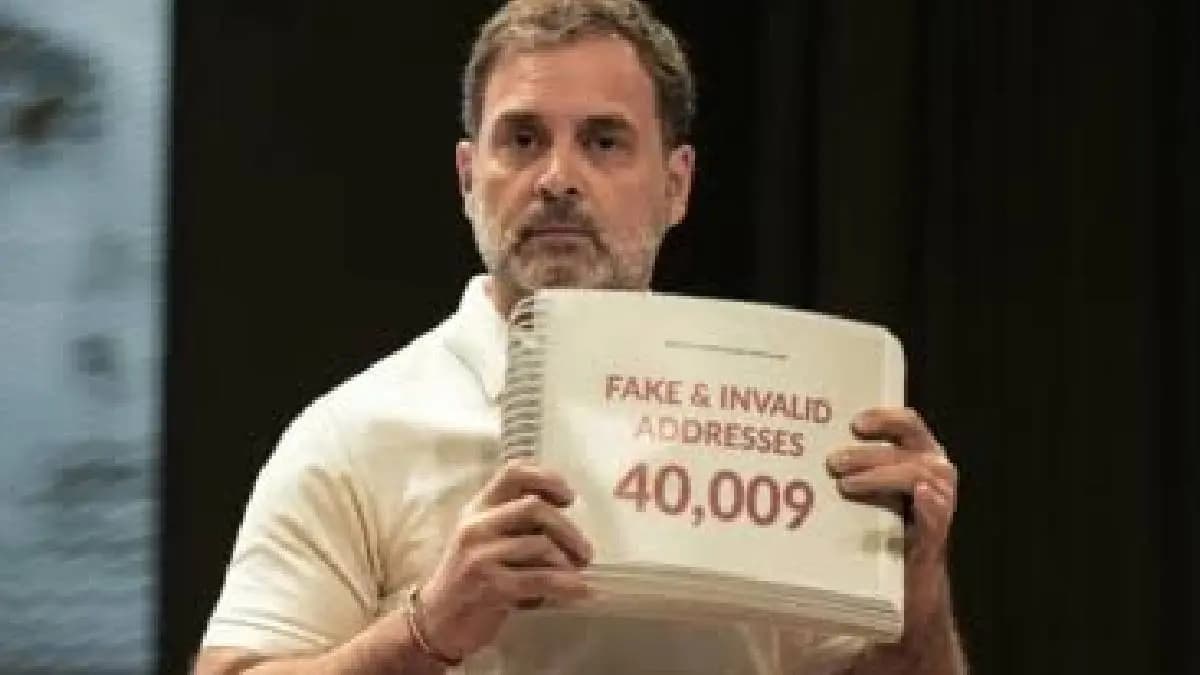 ECI attacks rahul on his claim of vote theft