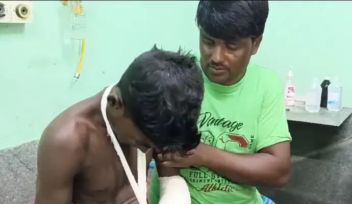 youth allegedly attacked in domkal, no one arrest till gnr