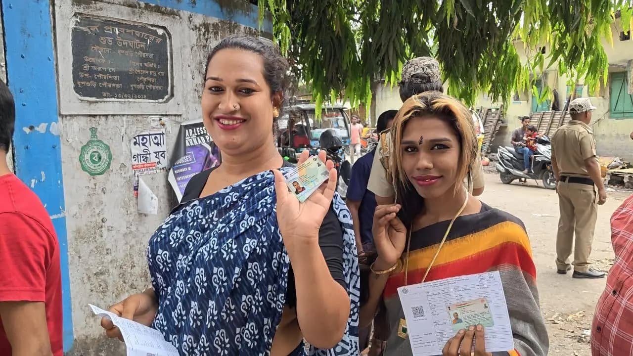 Bengal elections 2026: Third gender caste their vote in dhupguri