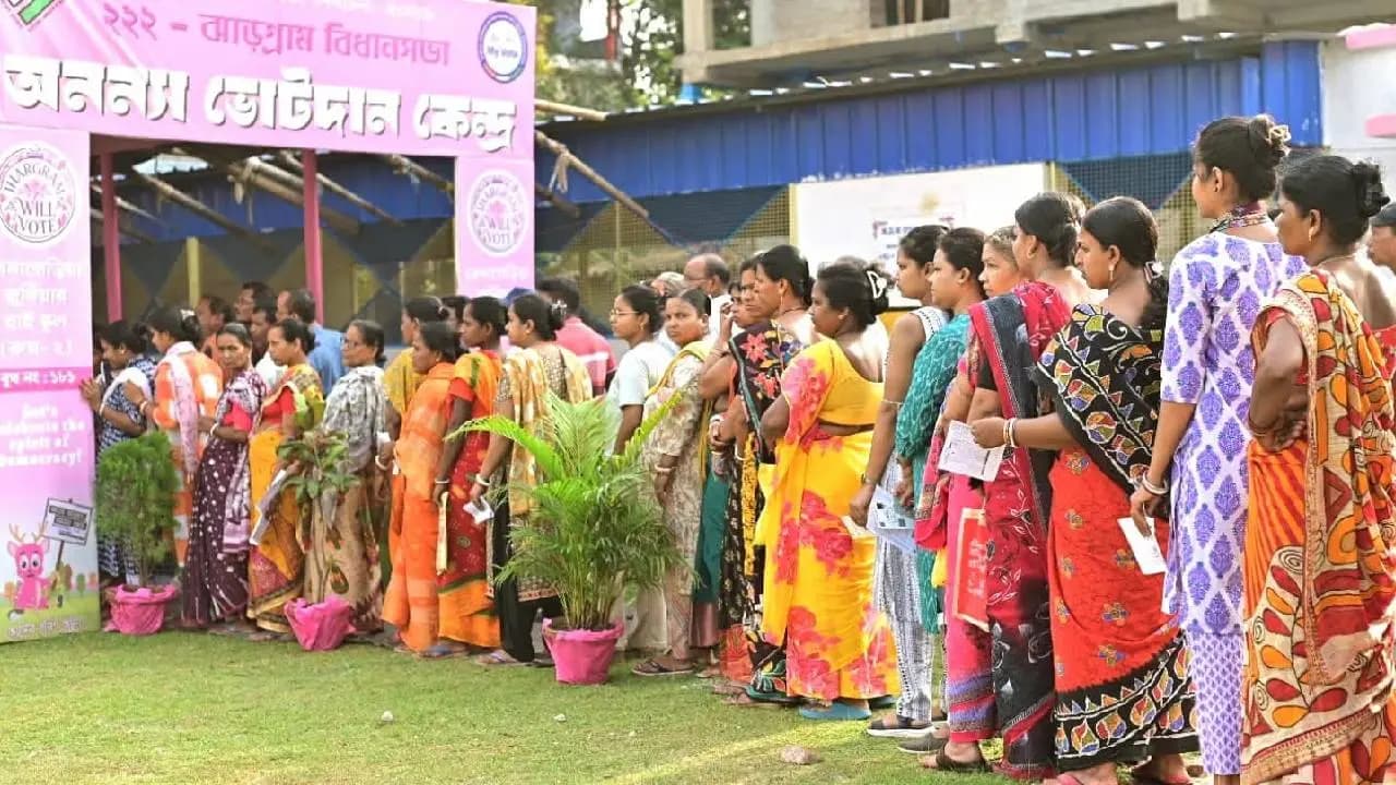 Bengal Election 2026: Top 10 Assembly wise Vote percentage till 1 PM