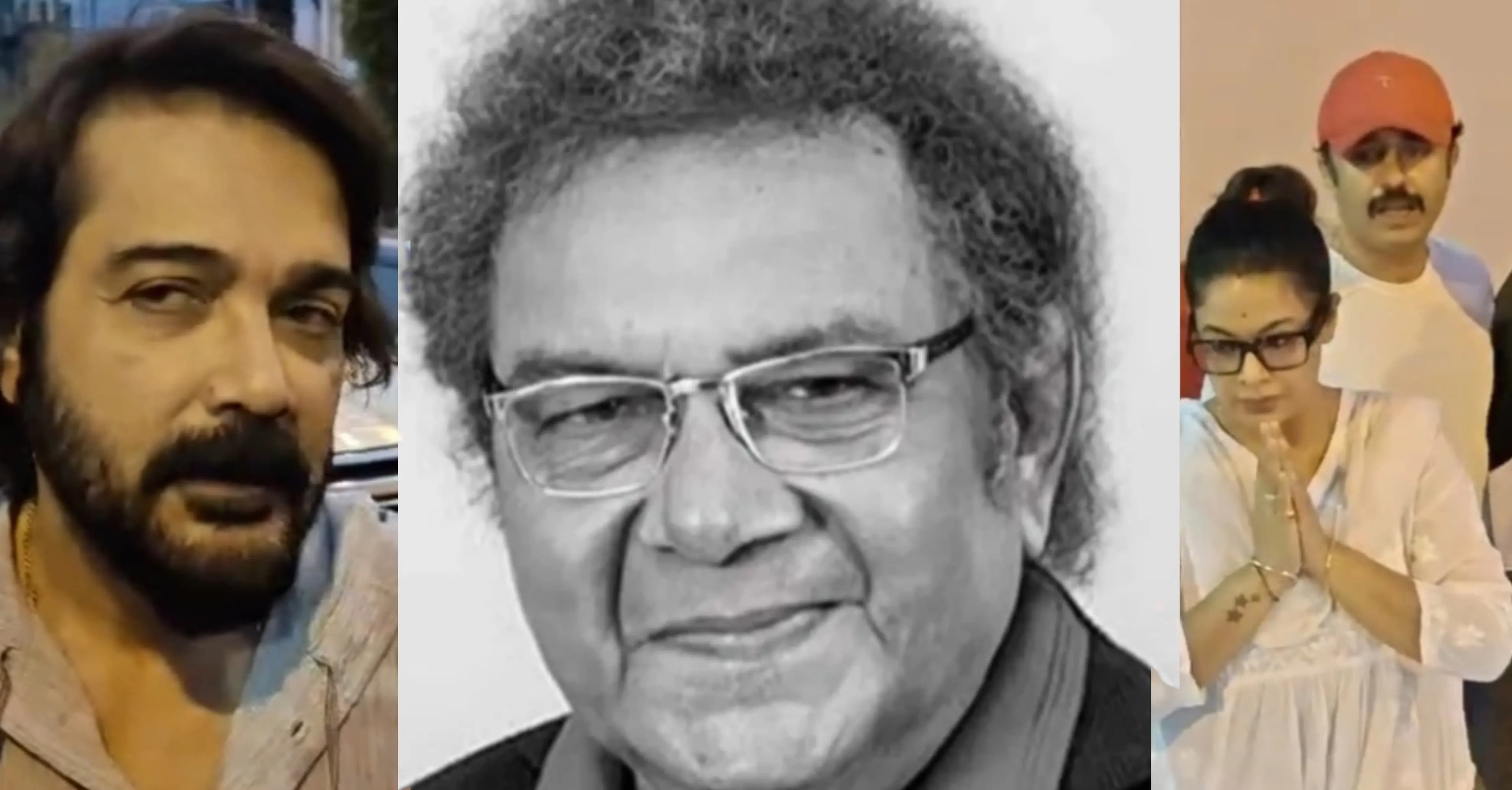 Biplab Dasgupta last rites: Prosenjit Chatterjee iman Chakraborty sudipta Chakraborty and other mourns on his death