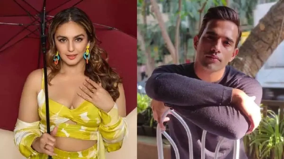 Huma Qureshi And Rachit Singh Make Their First Public Appearance Post Engagement At Diwali Bash
