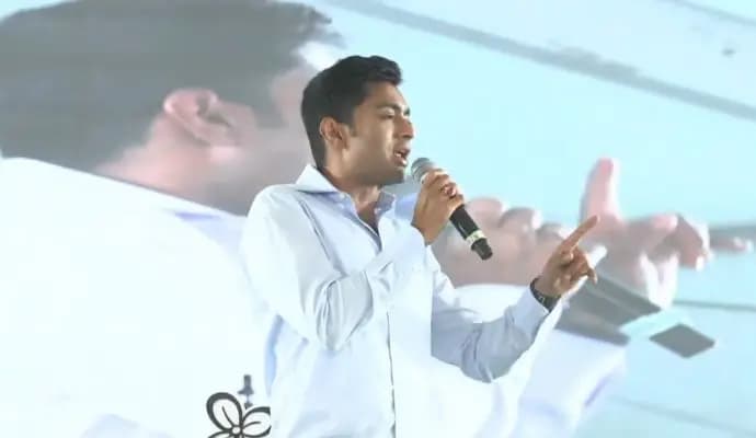 Abhishek Banerjee public meeting in Basirhat baduria