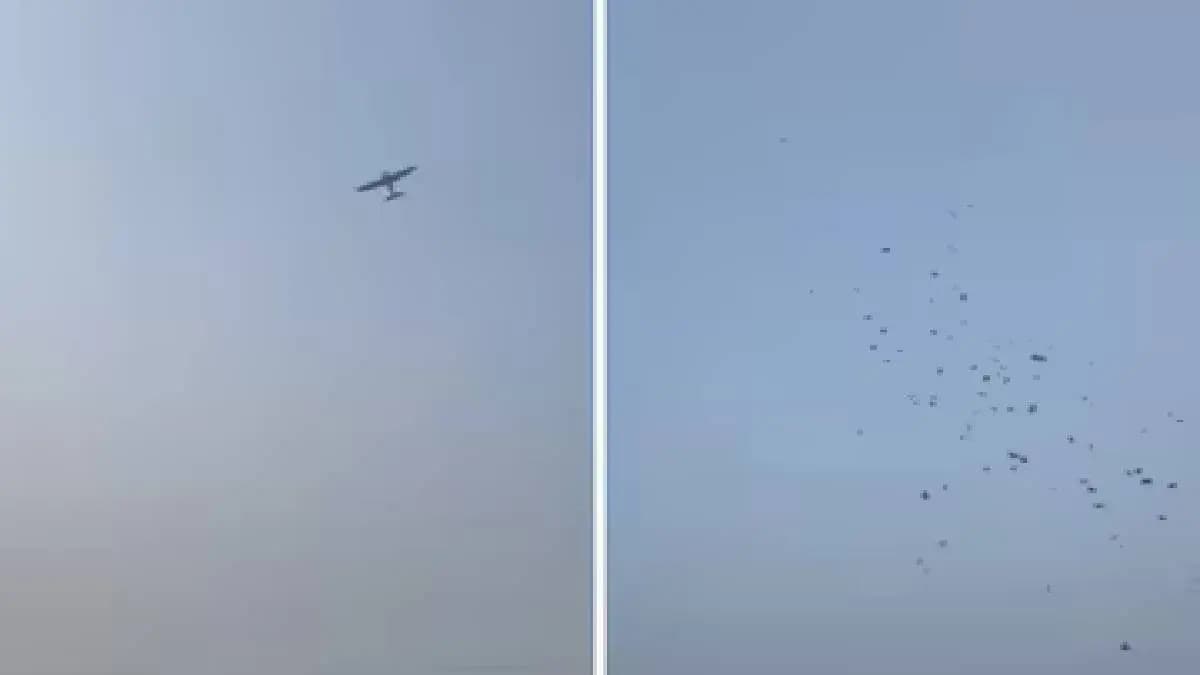 Plane Showers Millions Of Rupees Over Brides House In Pakistan Haydrabad
