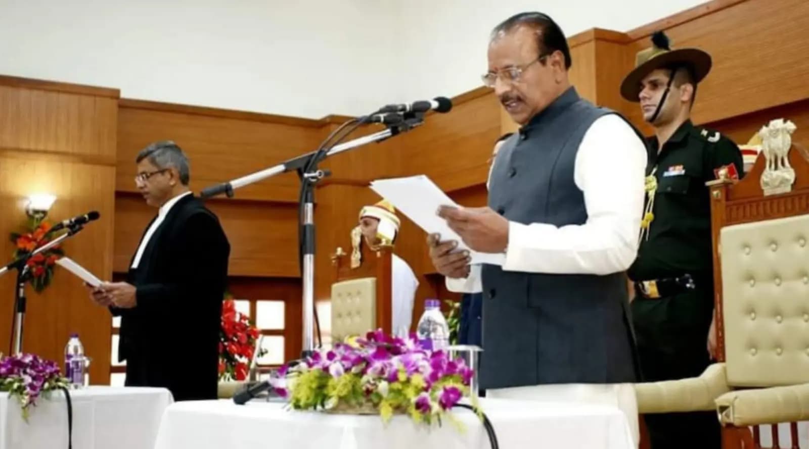 tripura new governor oath ceremony