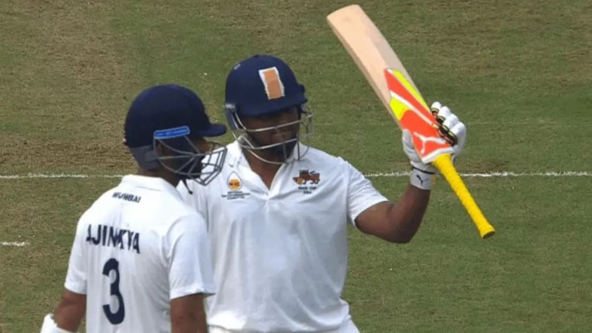 Sarfaraz Khan creates history by scoring double century spt