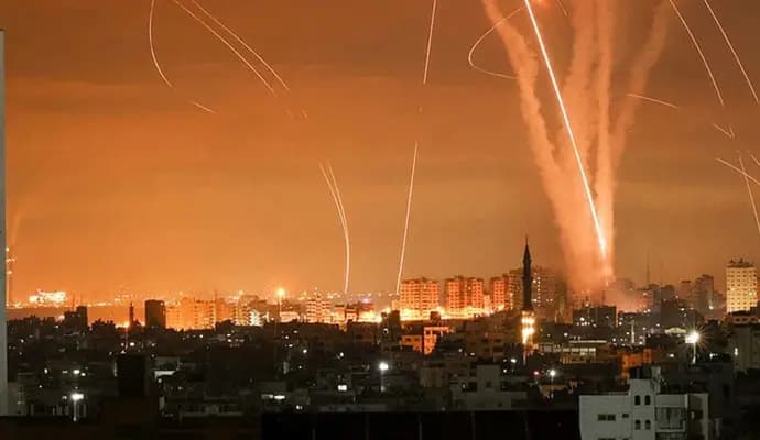hamas rocket attack at israel