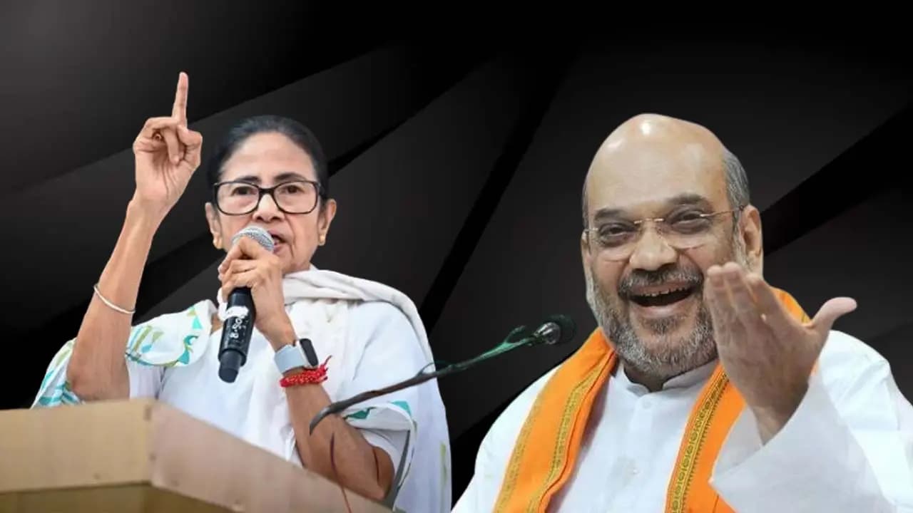 West Bengal Election 2026: Amit Shah Laughs Off Mamata Banerjees Challenge to Conquer Delhi