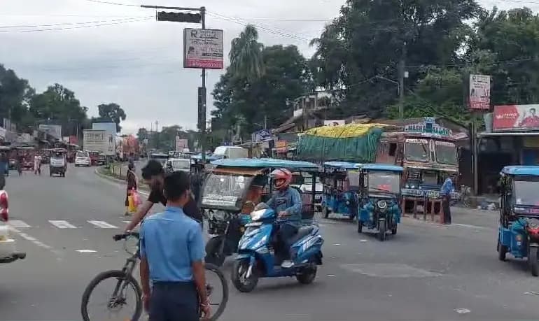 Rat paralised automatic signalling system in Dhupguri
