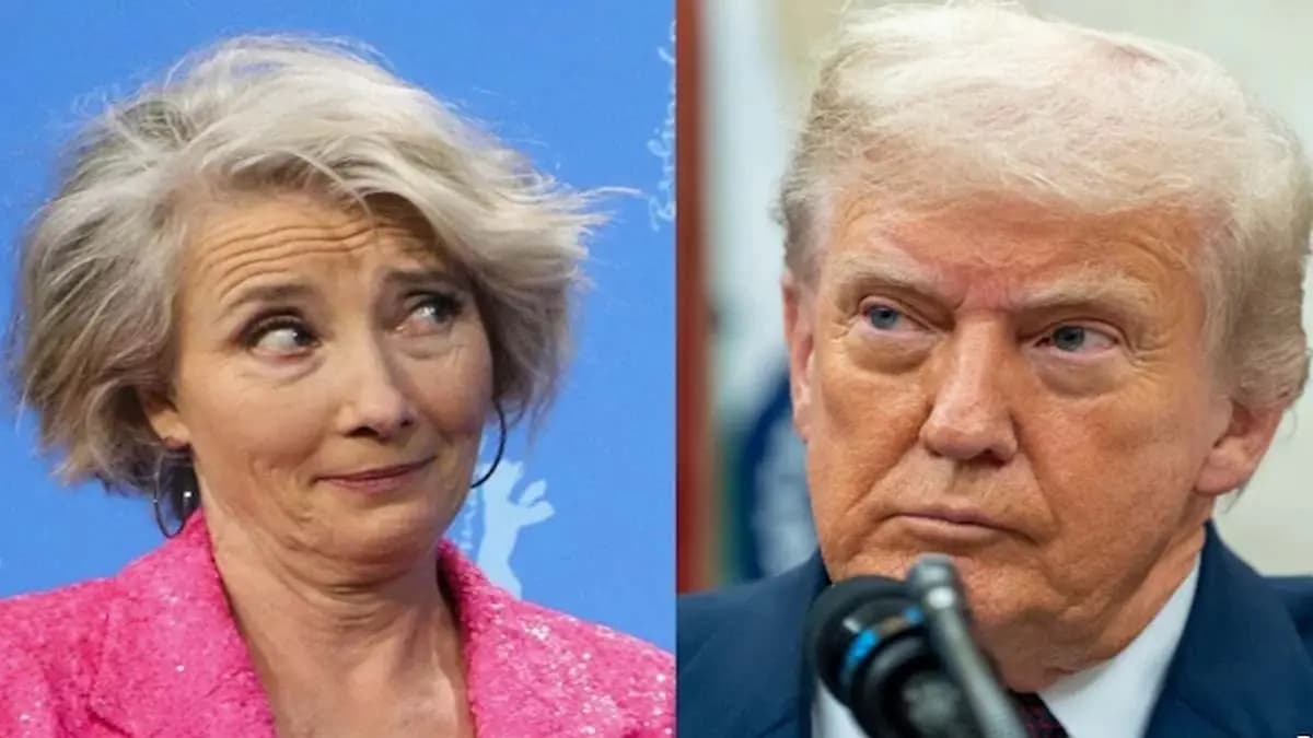 Actor Emma Thompson says Donald Trump called her on day of divorce for a date