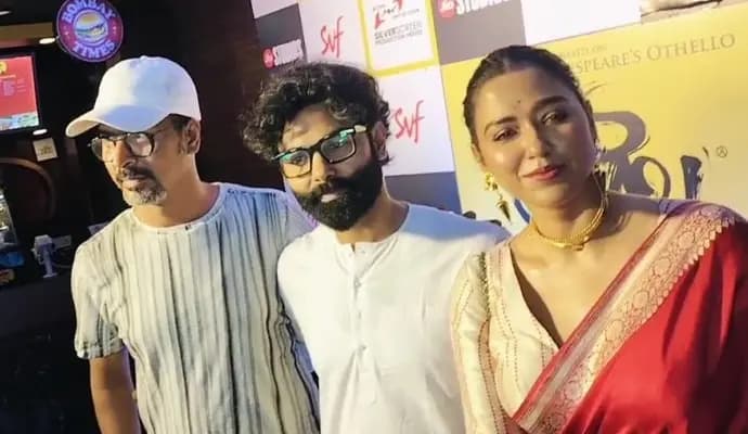 Tollywood Celebrities attends Anirban Bhattacharyya, Sohini Sarkar starrer Atthoi movie