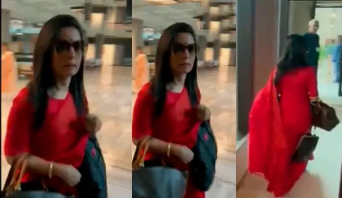 Mahua Moitra reaches Parliament
