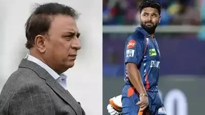 Sunil Gavaskar trolls Rishabh Pant during Lucknow Super Giants-Punjab Kings match 