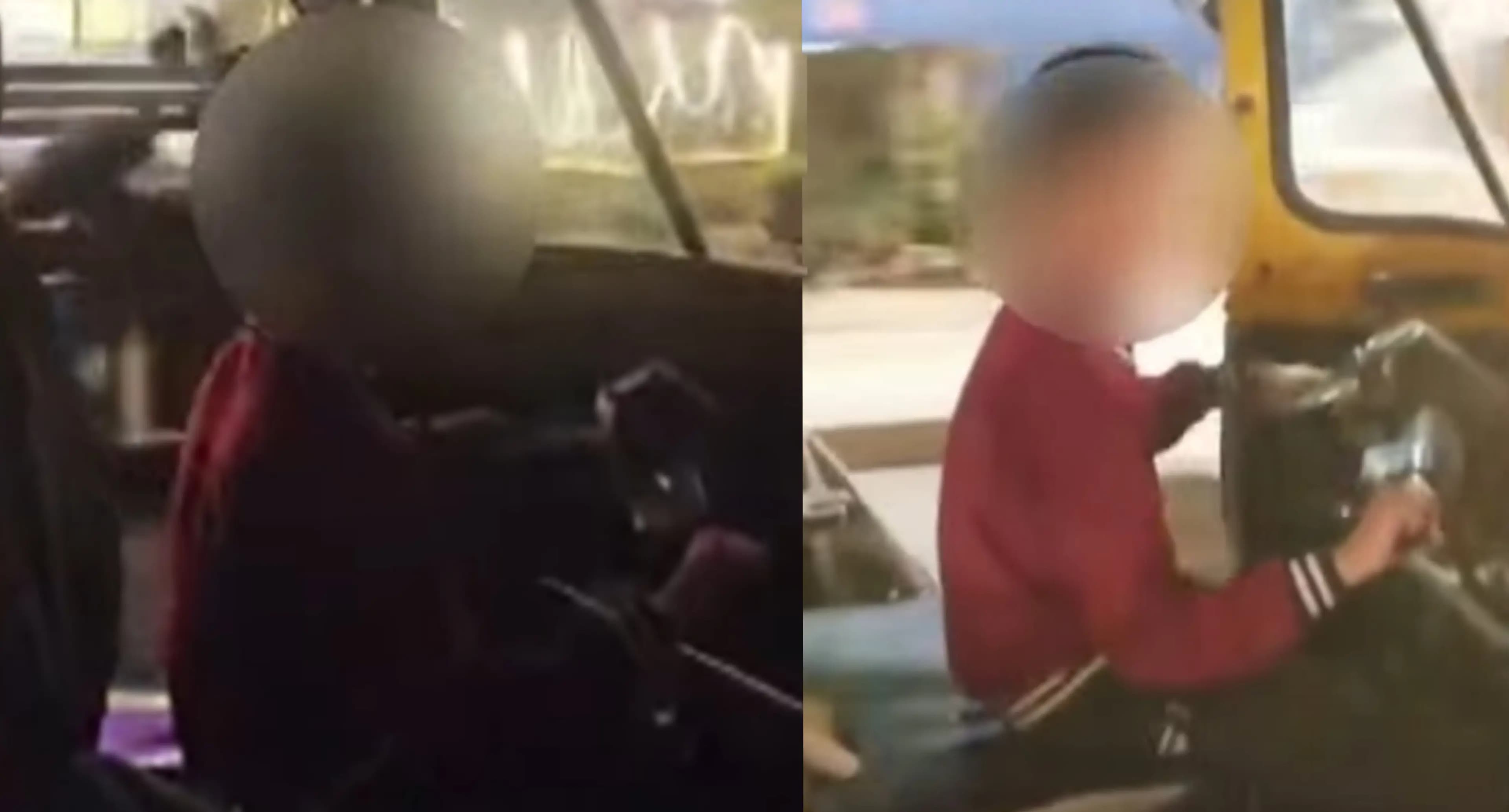 Viral news a 6 years old boy driving auto netizens rising questions about safety