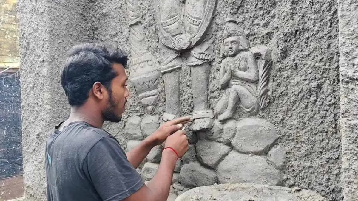 bangladeshi artist in hooghly dura puja gnr
