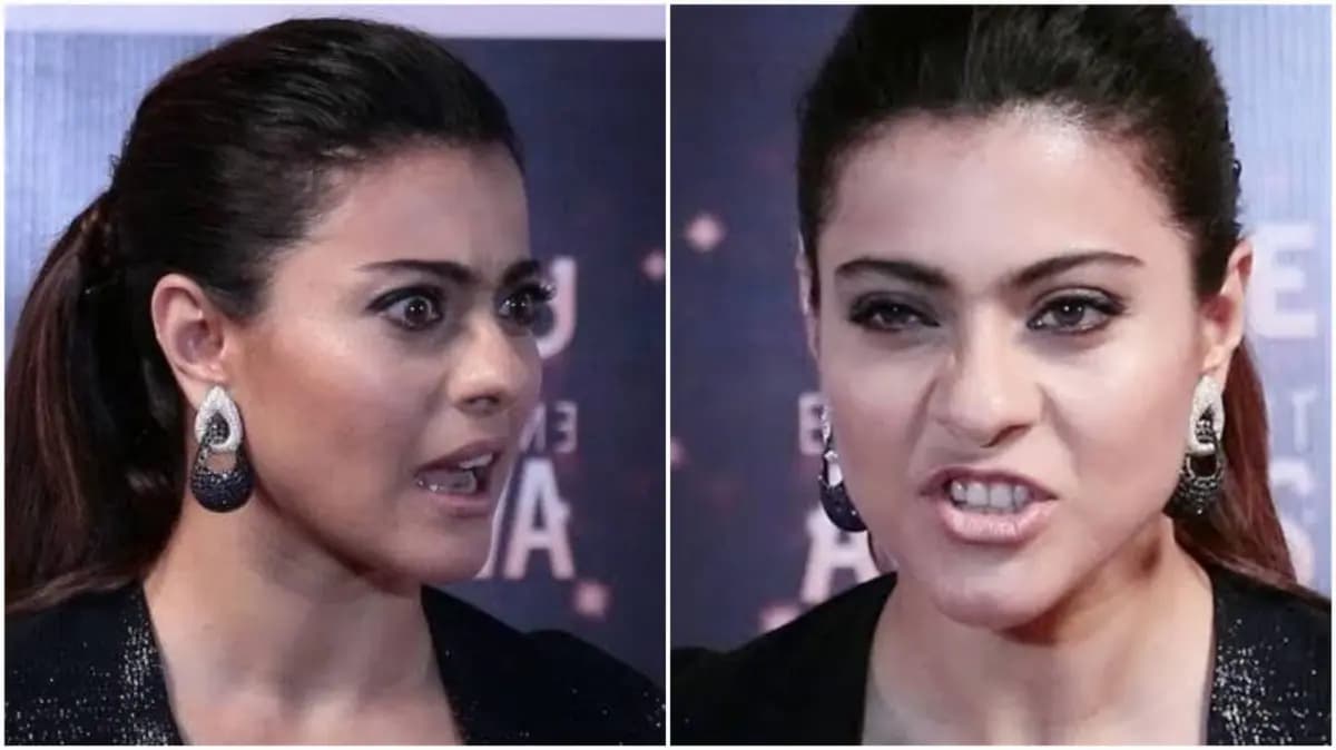 Kajol refuses to speak in hindi and gets angry video viral