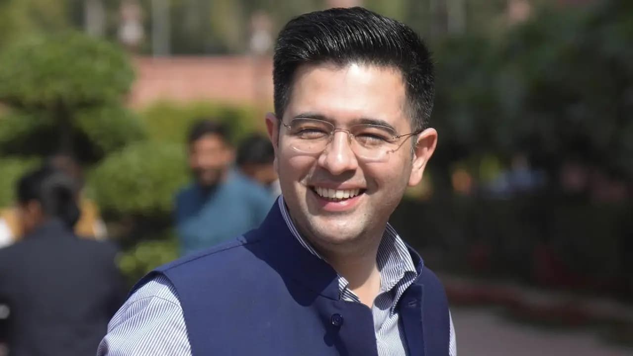 Big jolt for AAP Rajyasabha MP Raghav Chadda resigns joined BJP