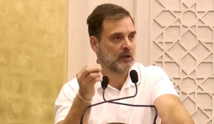 rahul said, the goal is to restore the statehood of jammu and Kashmir