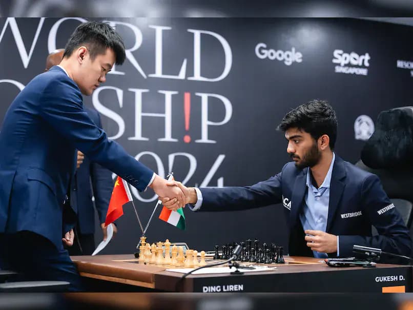 D Gukesh and ding liren play out yet another draw in world chess championship spt 