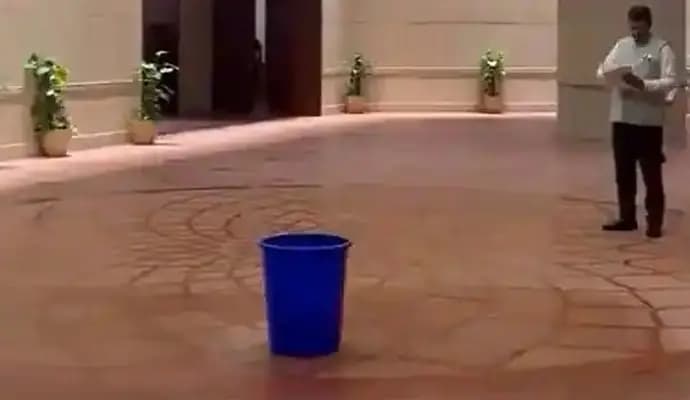 Opposition MPs jab BJP over Parliament roof leakage gnr
