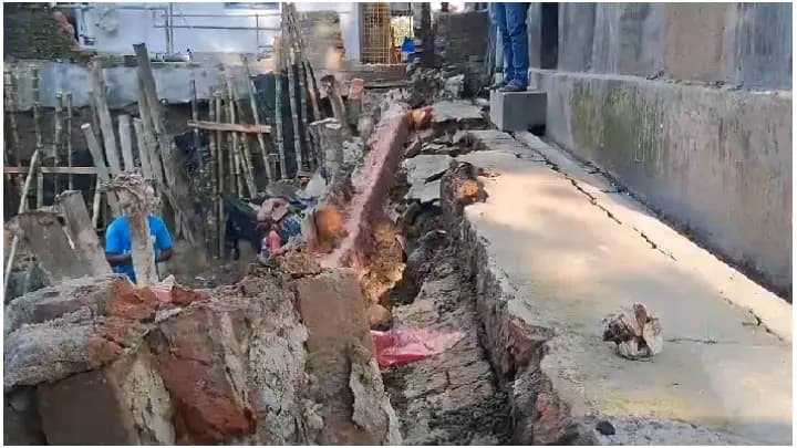 illegal construction at berhampore
