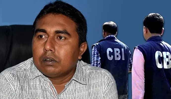 cbi team in sandeshkhali