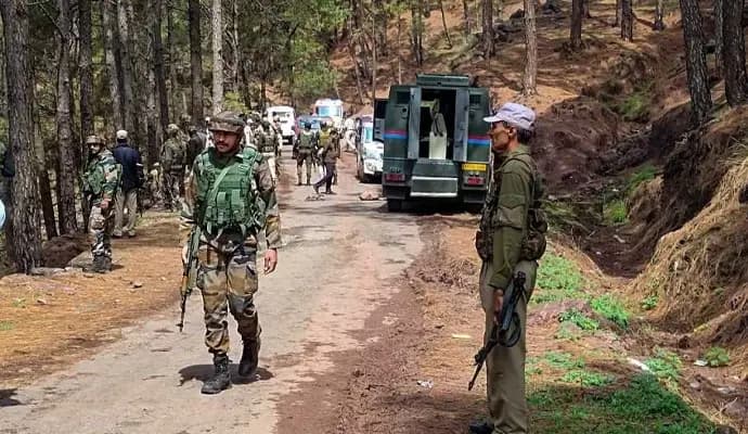 Security forces on high alert in Jammu and Kashmir  gnr