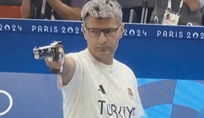 Turkey Olympic shooter is the hottest meme on X right now for his effortless swag spt