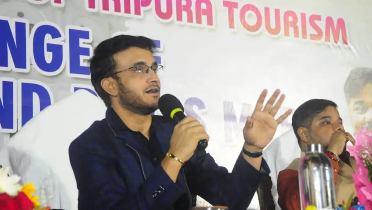 sourav ganguly brand ambassador of tripura tourism