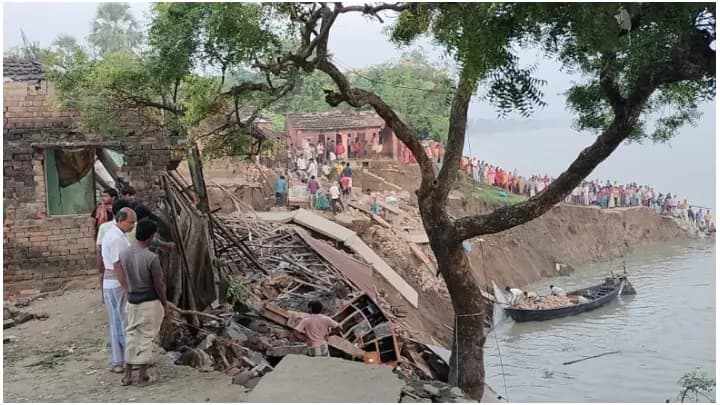 Ganga River erosion in murshidabad