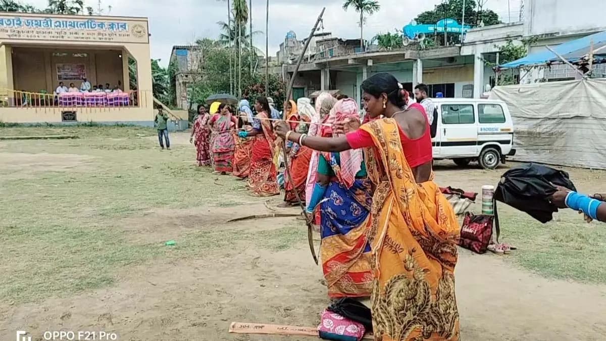 All Bangla tribal archery competition underway in Howrah Amta
