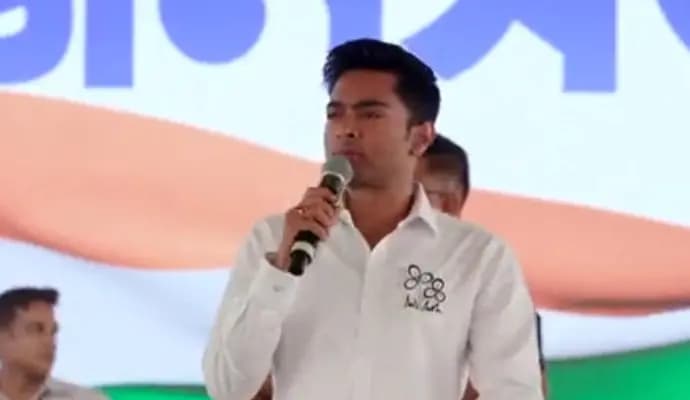 abhisek banerjee attack adhir chowdhury in public meeting