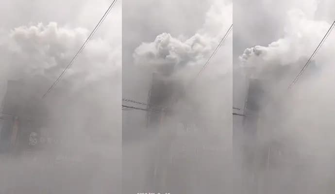 massive fire broke out at park street