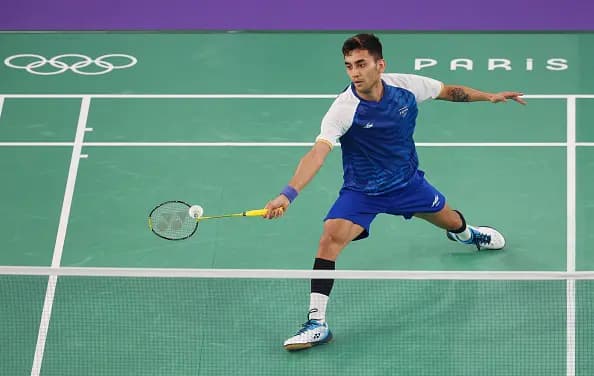 Lakshya Sen got defeated in paris Olympics badminton singles