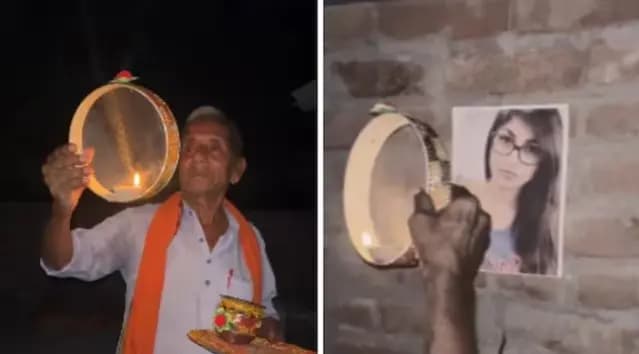 Elderly Man Observes Karwa Chauth Fast For This Porn Star Not Everyone On Internet Approves