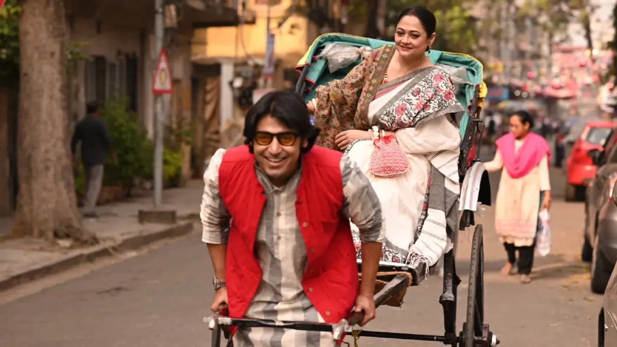 Bengali Actress Rupanjana Mitra and Saptarshi Maulik in an exclusive fashion shoot by Aajkaal lif  
