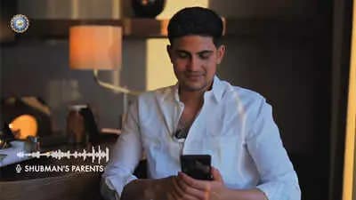 Shubman Gill gets emotional after parents message in Edgbaston Test 