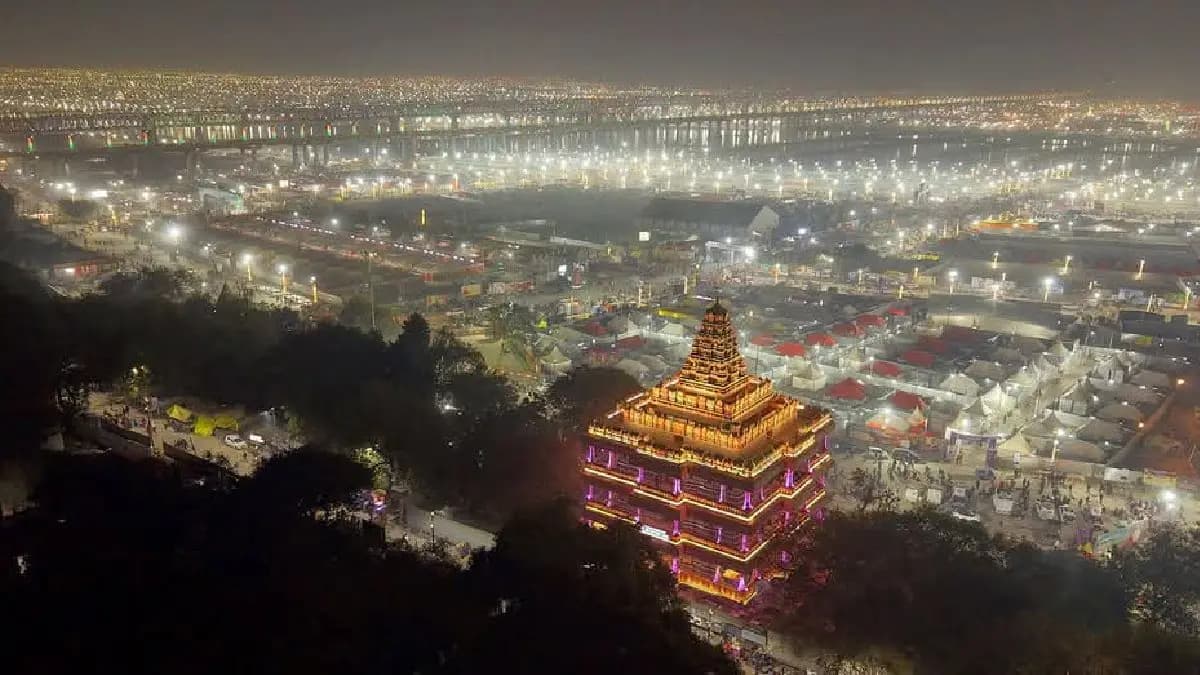 Mahakumbhmela 2025 using Indian satellites, has beamed down images of the ongoing mela gnr 