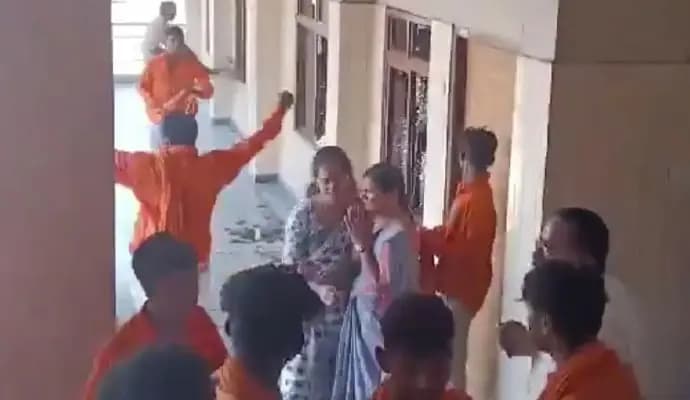 Telangana School Attacked After Students Questioned Over Saffron Attire
