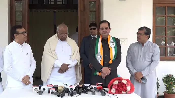 Haryana MP Brijendra Singh joins Congress
